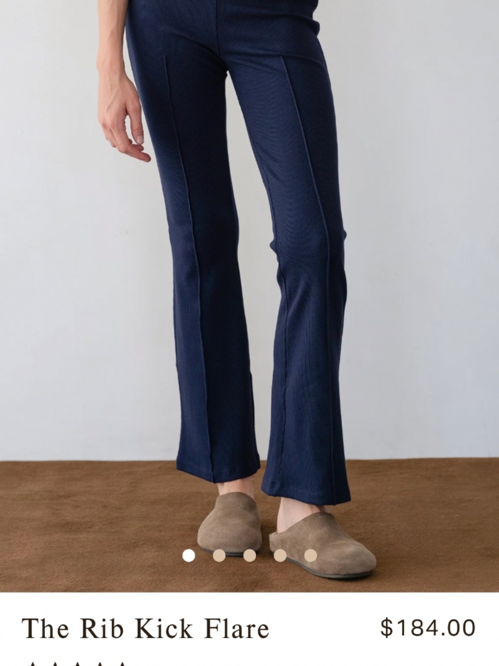 Donni Rib Kick Flare Pants